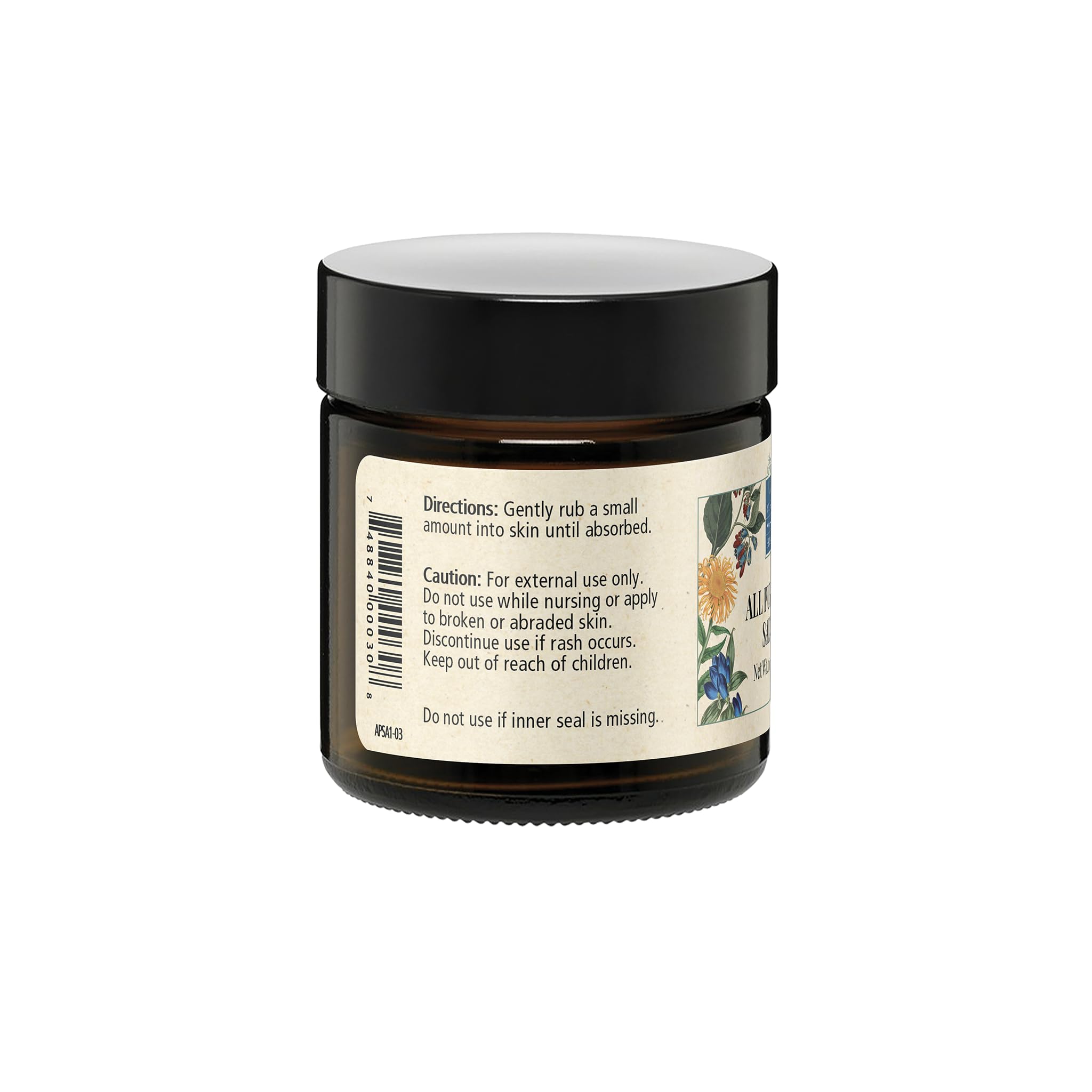 Wise Woman Herbals All-Purpose Salve with Calendula & Comfrey – Soothing Skin Balm 1 oz