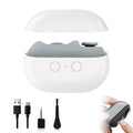 witpiny Easy Clip Nail Clippers – 3-in-1 Automatic Trimmer with LED Light, USB-C Rechargeable (White)