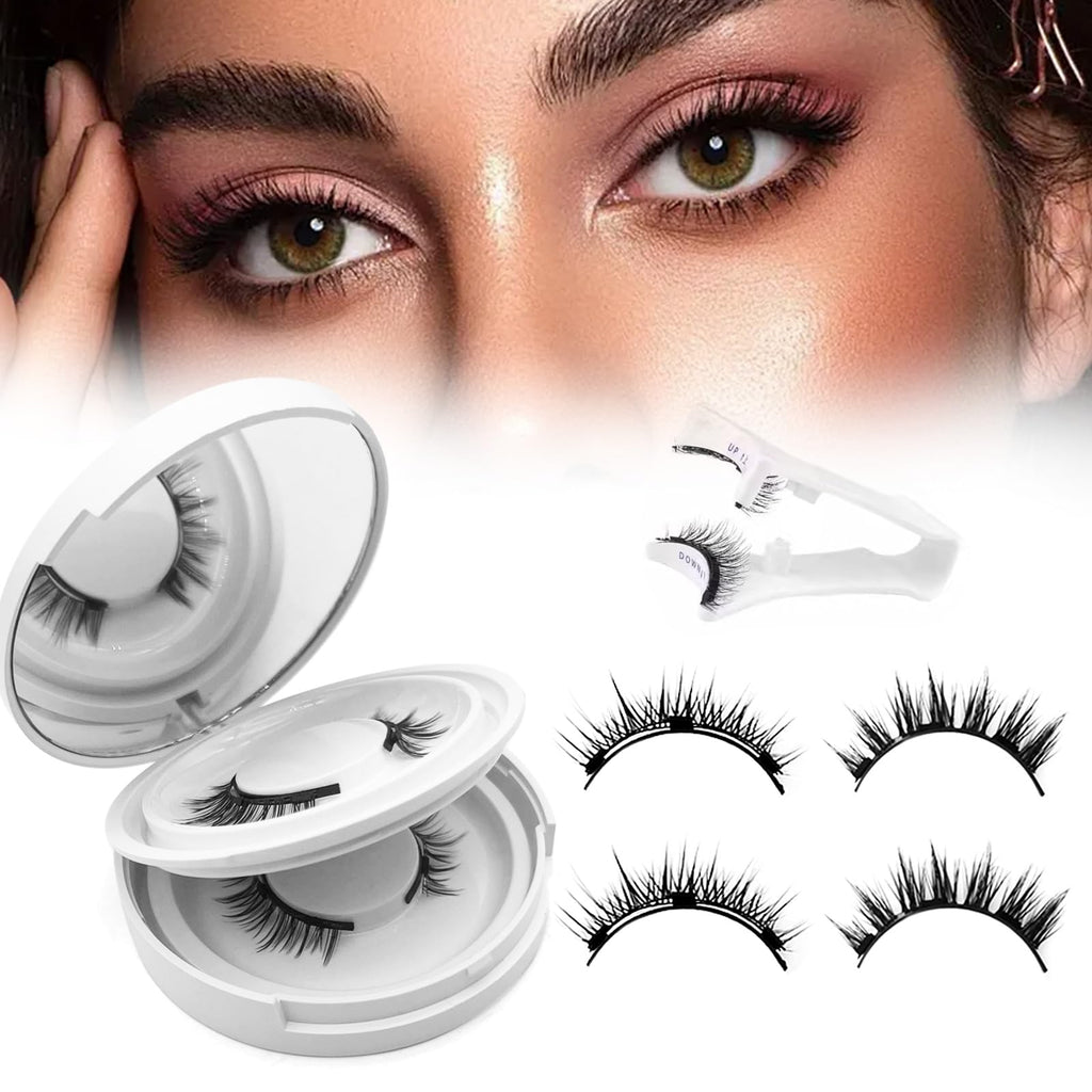 witpiny Hunnyfit Magnetic Lashes – Natural Look, No Glue, Reusable Eyelashes Kit with Applicator