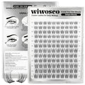 wiwoseo Natural Lash Clusters 8-14mm Wispy Lashes — Beginner-Friendly Short Band