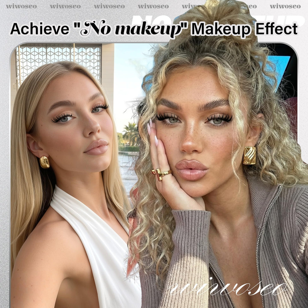 wiwoseo Bunny Lash Clusters Kit – Manga Lashes with Spikes for a Salon Look