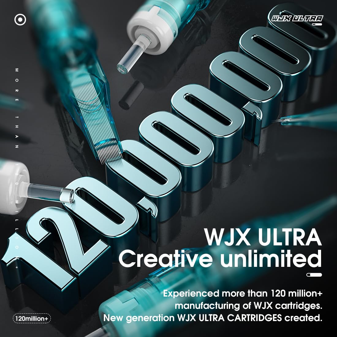 WJX Ultra 1007M Tattoo Needle Cartridges – 20Pcs Magnum Bugpin, Universal Compatibility