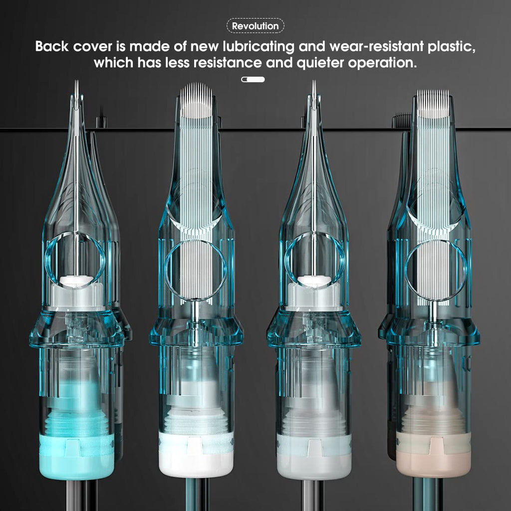 WJX Wjx Ultra Tattoo Needle Cartridge 1015RM – 20Pcs Round Magnum Bugpin for All Rotary & Pen Machines