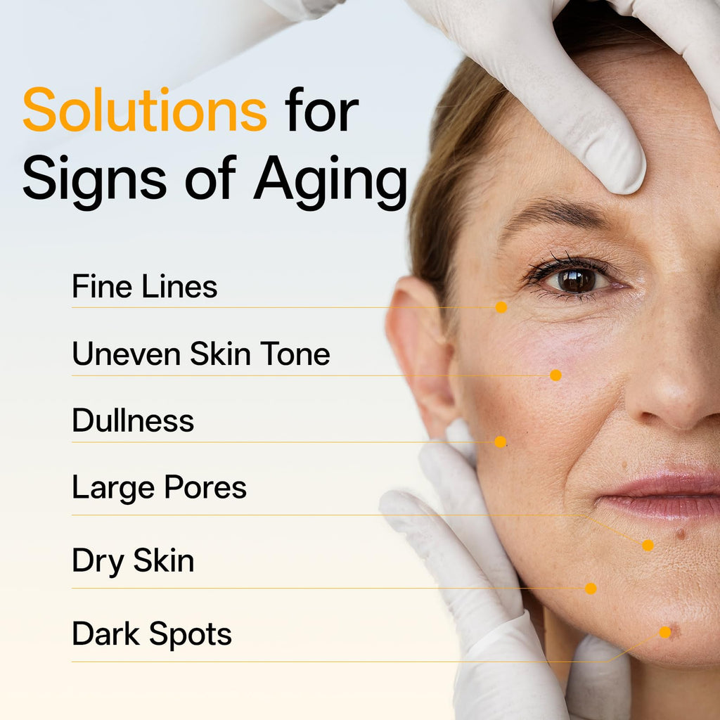 WNP Vitamin C Serum for Face – Dermatologist Tested Brightening Serum with Hyaluronic Acid & Vitamin E