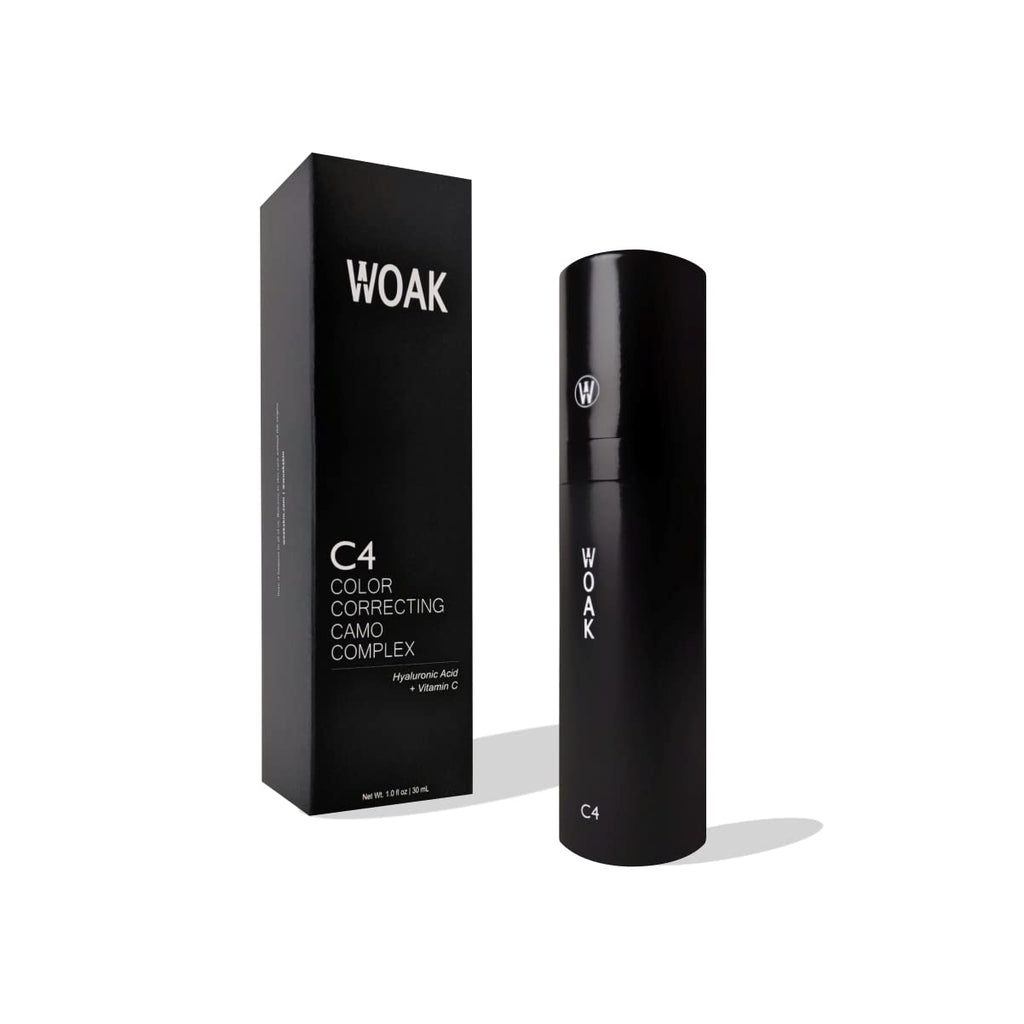 WOAK C4 Men’s Tinted Moisturizer – Color Correcting Hybrid Skincare (Tan)