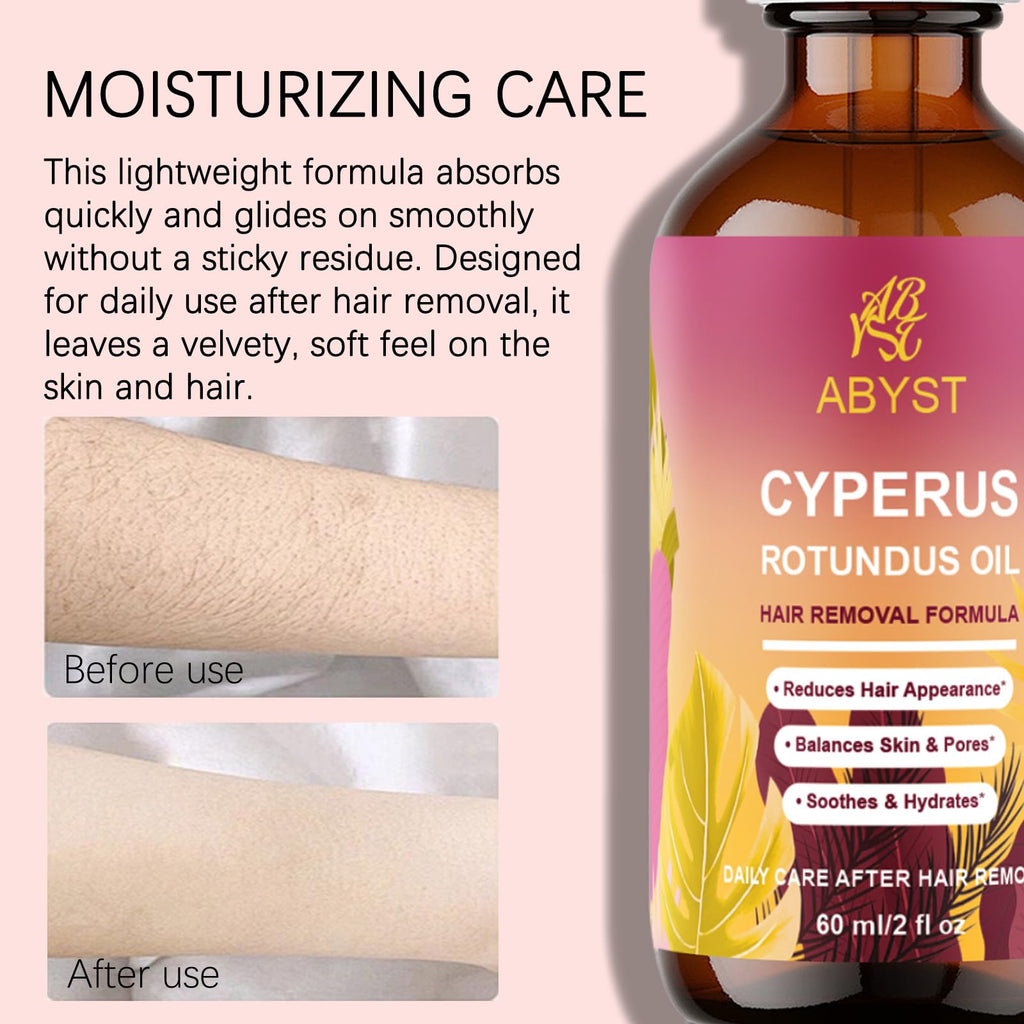 WOJJ Cyperus Rotundus Oil 60ml – Natural Hair Reduction with Jojoba & Rosehip