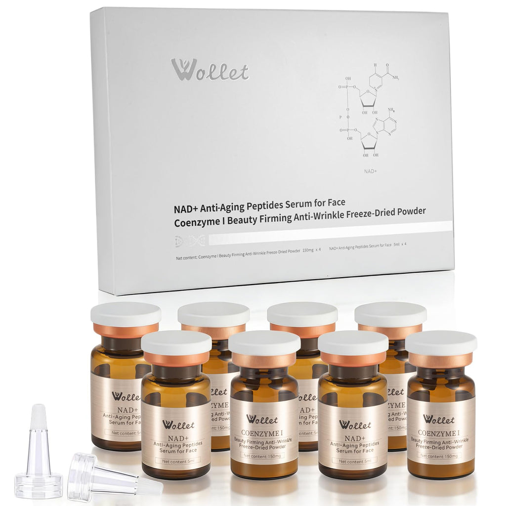 Wollet Anti Aging Peptide Serum – NAD+, Peptides & HA | Fragrance-Free