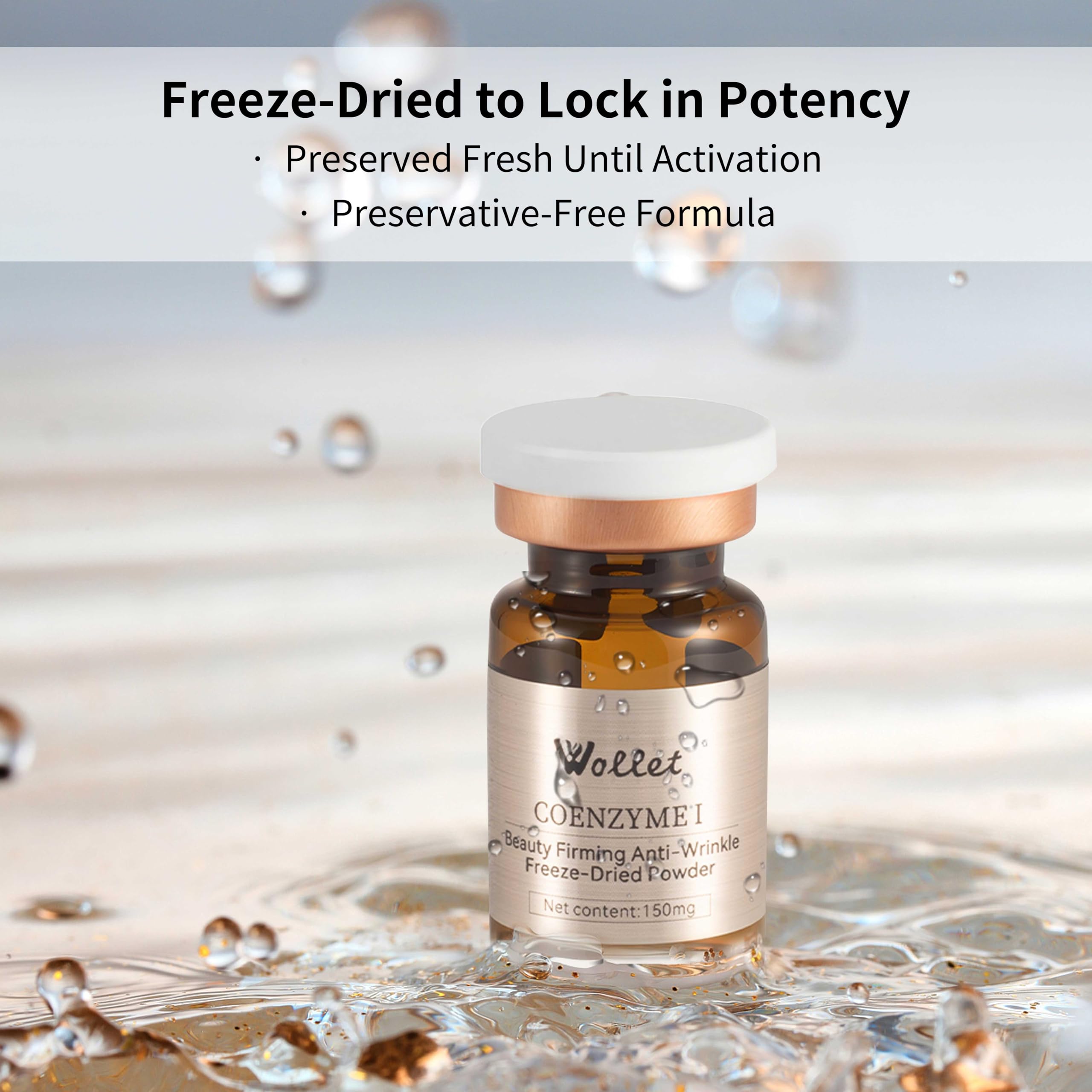 Wollet Anti Aging Peptide Serum – NAD+, Peptides & HA | Fragrance-Free
