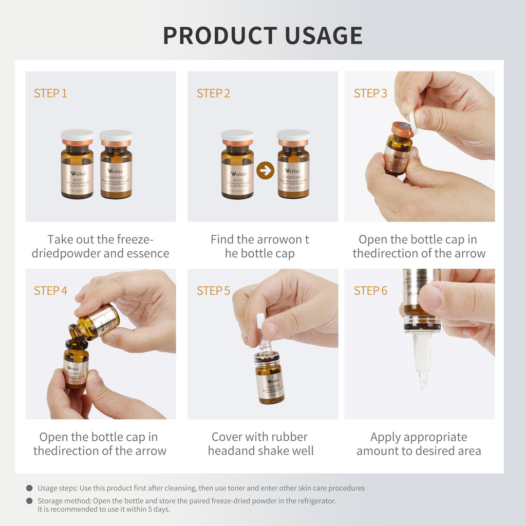 Wollet Anti Aging Peptide Serum – NAD+, Peptides & HA | Fragrance-Free