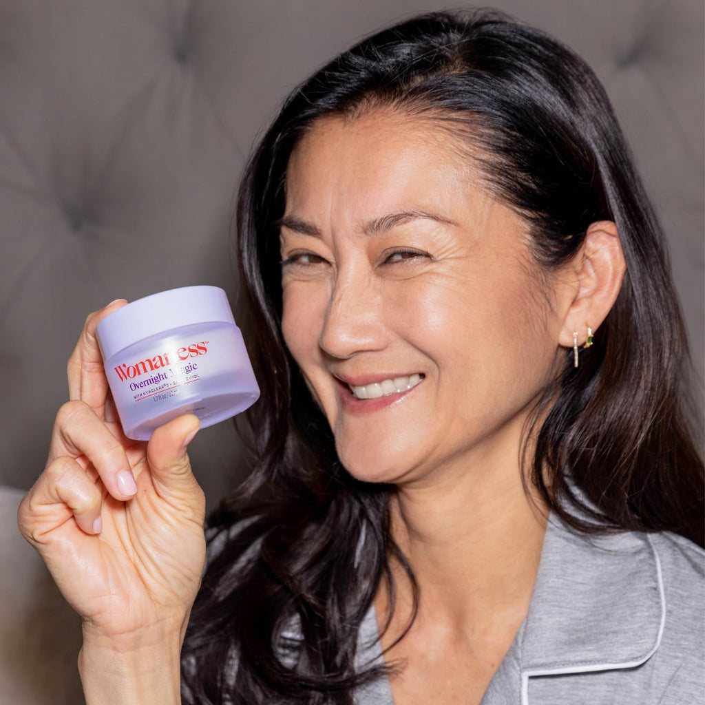 Womaness Overnight Magic Night & Day Cream – 1.7oz Hyaluronic Acid & Bakuchiol