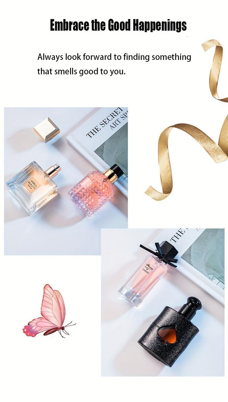 Women's Perfume Set – 4 Floral & Fruity Fragrances in Gift Box (105 ml total)