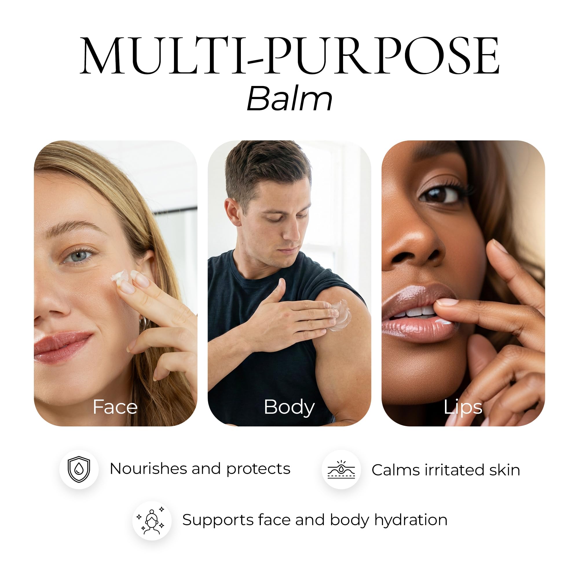 Wonderfat Grass-Fed Whipped Tallow Balm – Face & Body Moisturizer with Manuka Honey (Unscented, 3 oz)