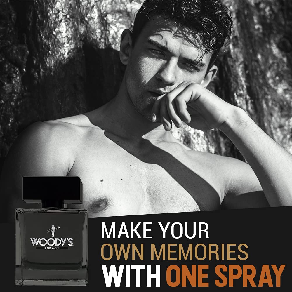 Woody's Cologne for Men – Fresh Citrus, Long-Lasting Fragrance, 3.4 fl oz
