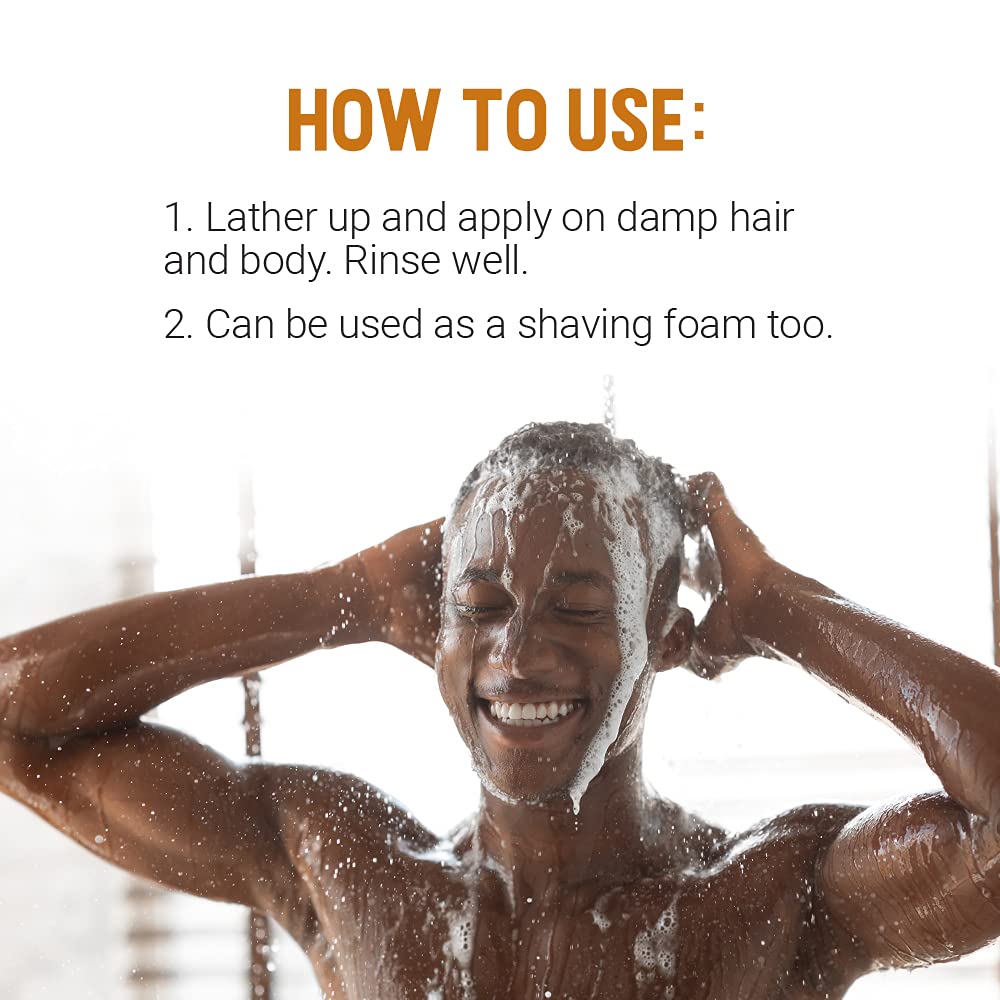 Woody's 3-in-1 Shampoo, Conditioner & Body Wash for Men – Travel-Size 12 oz