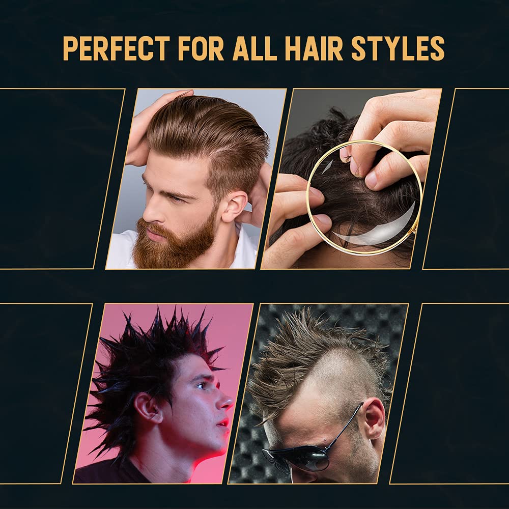 Woody's Hair Gel for Men – Extreme Hold, No Flake, Quick-Dry, 2-Pack