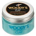 Woody's Premium Hair Clay for Men – Matte Finish, Strong Hold & Texture (3.4 oz)