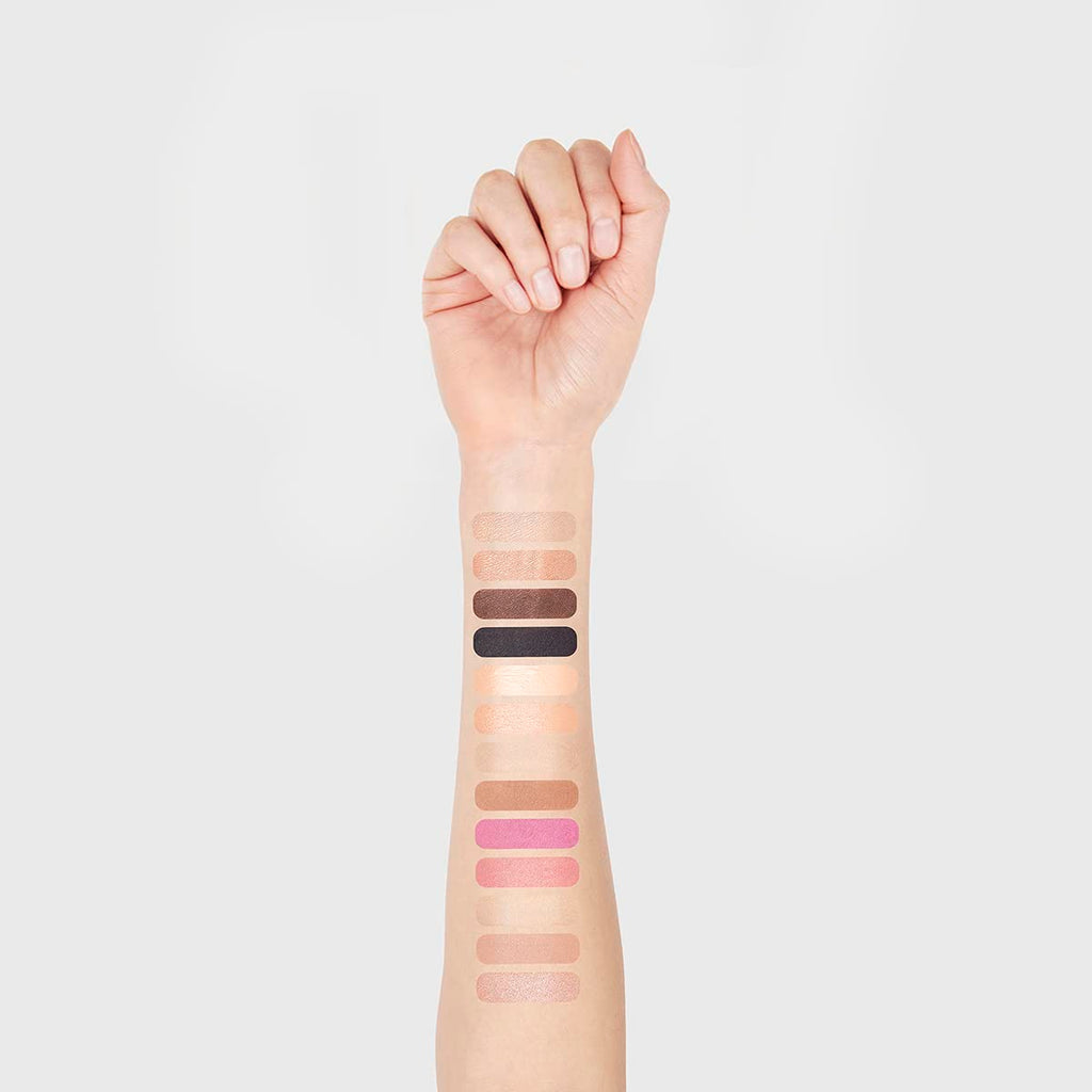 Woosh Beauty Fold Out Face Palette – Travel All-in-One Neutral Cream & Powder (#1 Light)