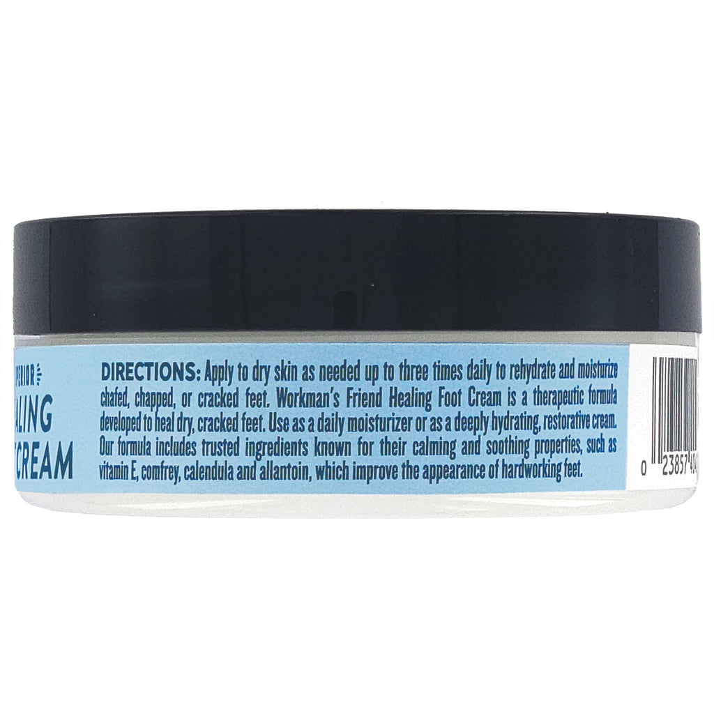 WORKMAN'S FRIEND Superior Healing Foot Cream - Intense Moisturizer for Extremely Dry & Cracked Feet - 2.5 oz