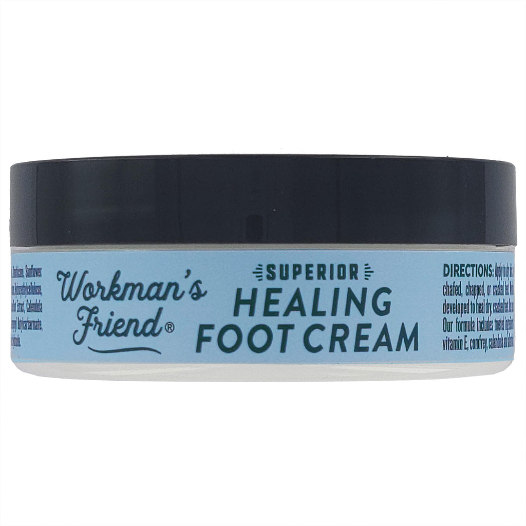 WORKMAN'S FRIEND Superior Healing Foot Cream - Intense Moisturizer for Extremely Dry & Cracked Feet - 2.5 oz