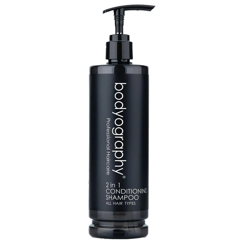 World Amenities Bodyography Pump Bottle 2 in 1 Conditioning Shampoo – All Hair Types
