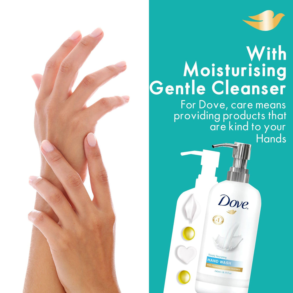 World Amenities Dove Hand Wash – Long-Lasting Deep Moisturizer Foam for Sensitive Skin