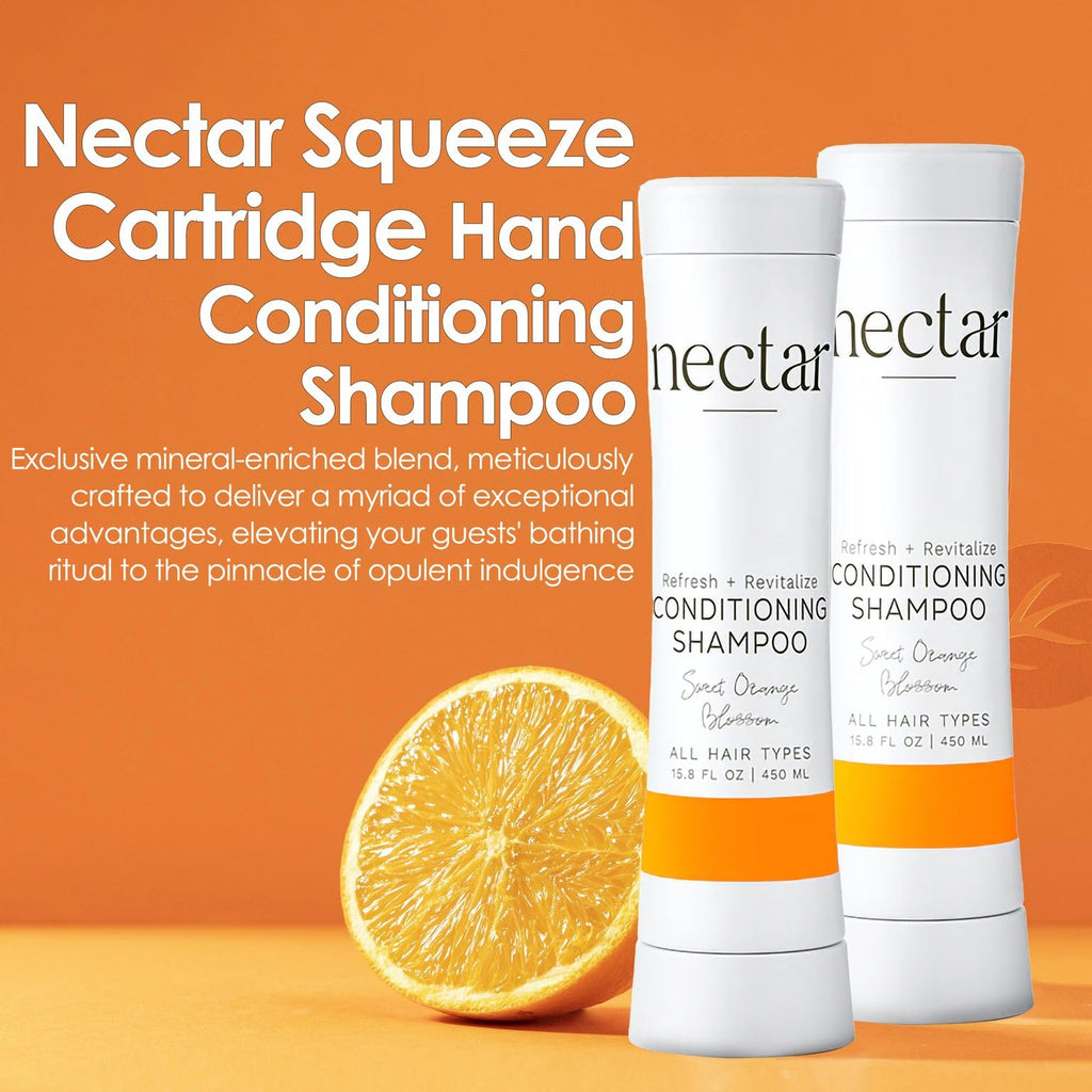 World Amenities Nectar Squeeze 2-in-1 Shampoo & Conditioner in Squeeze Bottle