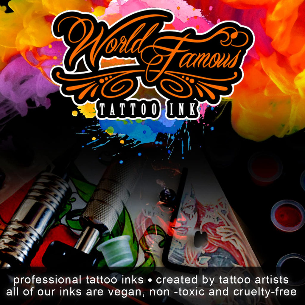World Famous Greywash Set Tattoo Ink – Vegan, Professional, Made in USA – 8 oz