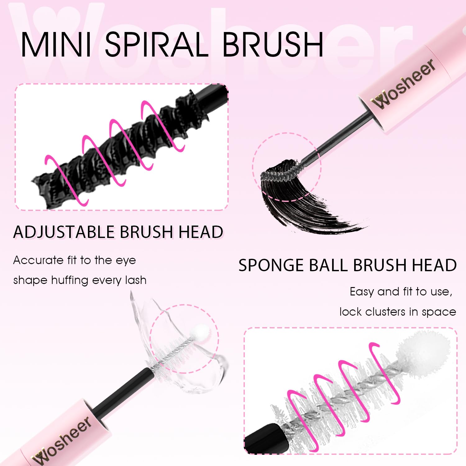 WOSHEER Lash Glue Bond & Seal – Waterproof 2-in-1 for DIY Lash Extensions