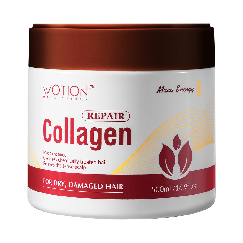 WOTION Karseel Collagen Hair Treatment – Deep Repair Conditioning with Argan Oil (16.9 oz)