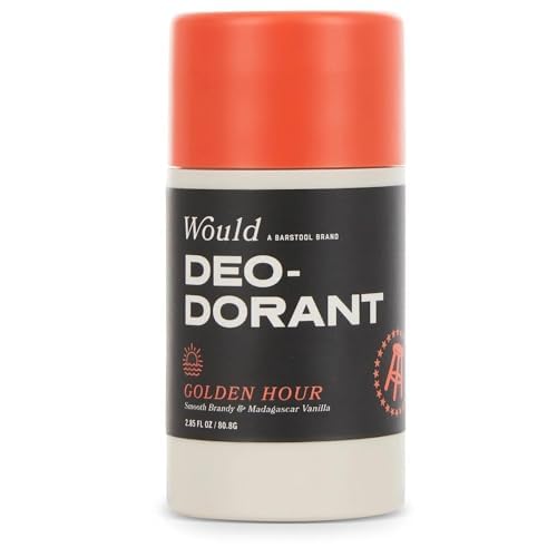Would Aluminum Free Deodorant for Men – Odor Protection, Natural Extracts & Madagascar Vanilla (2.85 fl oz)