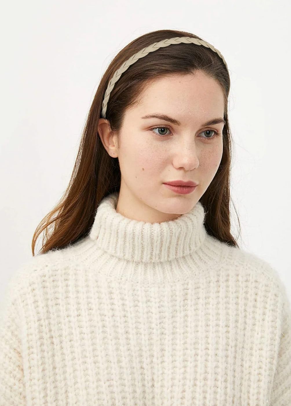WOVOWOVO 6-Pack Braided Headbands for Women & Girls — Non-Slip Hair Accessories