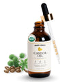 Wrath & Remedy Castor Oil Organic Hexane Free — 100% Pure Cold-Pressed Castor Oil for Hair Growth, Lashes, and Skin | 4oz Amber Glass Bottle