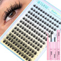 Wtvane Lash Clusters Kit – Wispy Natural Manga Lashes (8-16mm)