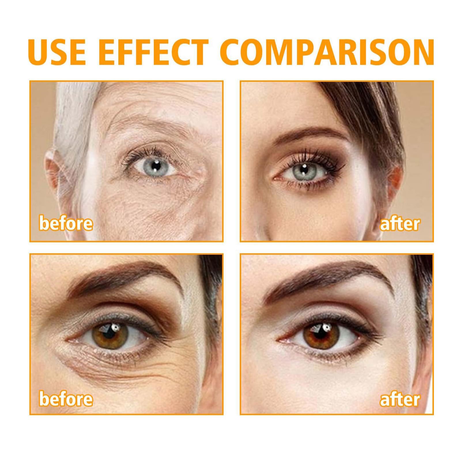 WUEOCU 5D Peptide Eye Cream – Anti-Aging, Dark Circles & Puffiness (2 Pack)