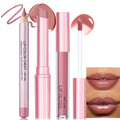 Wugbc Nude Pink Lip Kit – Matte Lipstick, Lip Liner & Gloss Set | High Pigment, Moisturizing & Long-Lasting