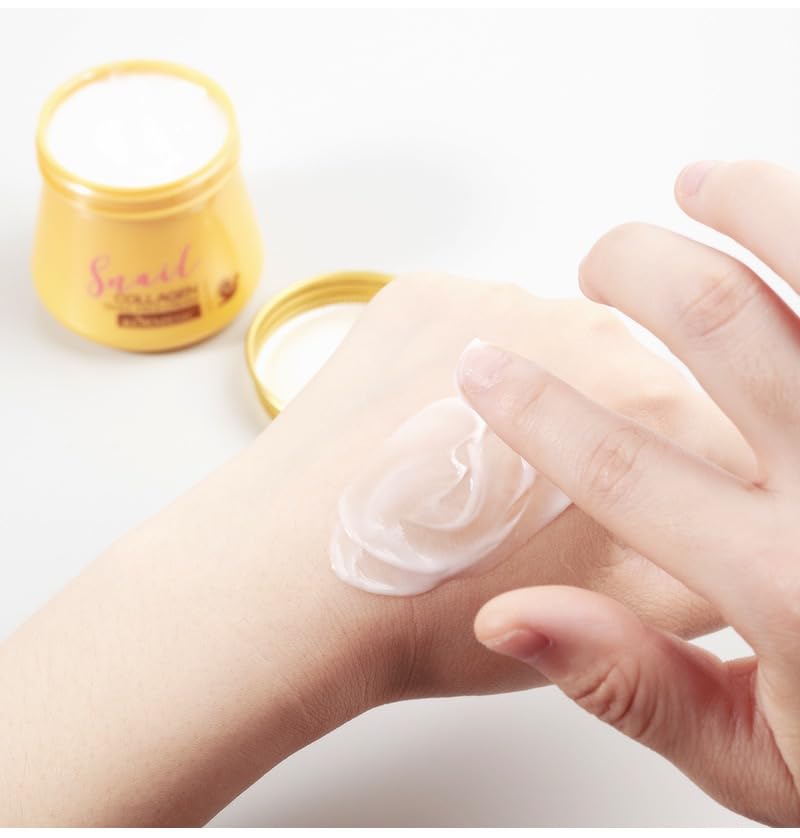 WUIAOCIT 2pcs Snail Collagen Cream – Hydrating Anti-Wrinkle Rejuvenating Moisturizer