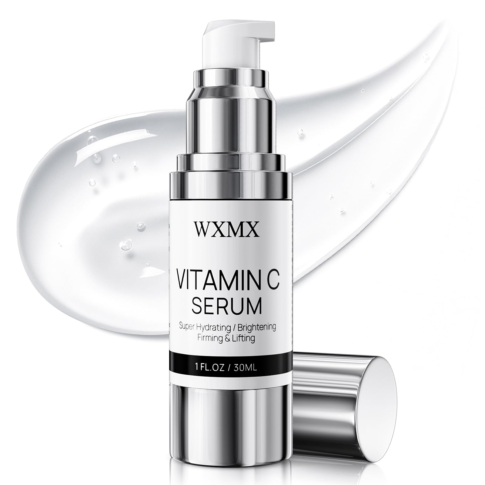 WXMX Super C Serum for Mature Skin | Hydrating Vitamin C + Hyaluronic Acid | 1 fl oz
