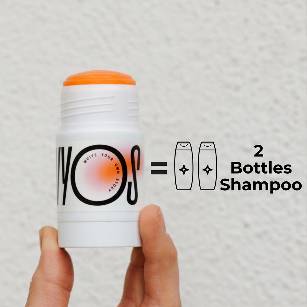 WYOS Solid Shampoo Stick: Light Bergamot & Mint, Travel Size