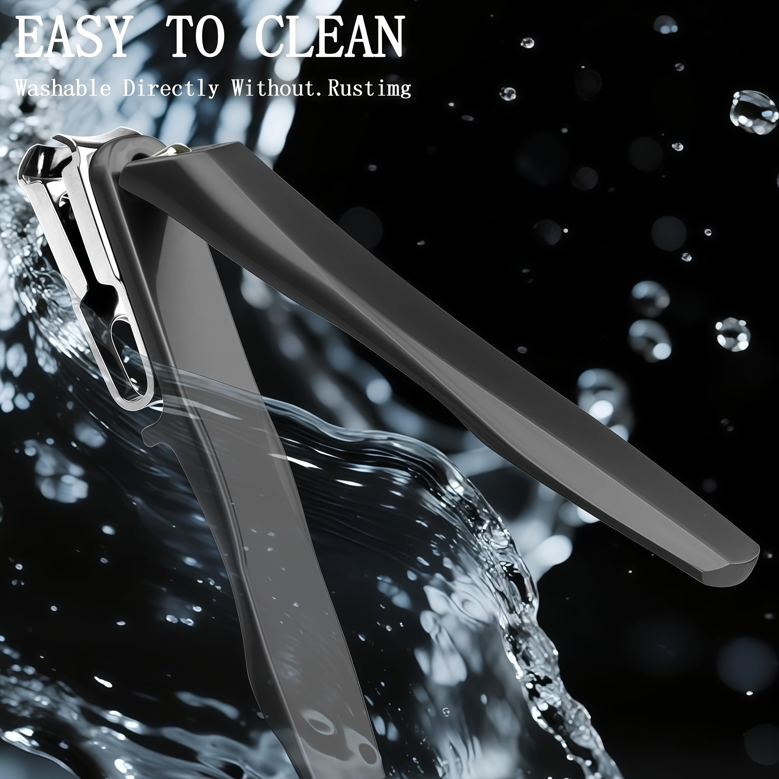 XGIZMOO 360° Rotating Toenail Clippers for Seniors | Long-Handle Ergonomic Nail Clipper
