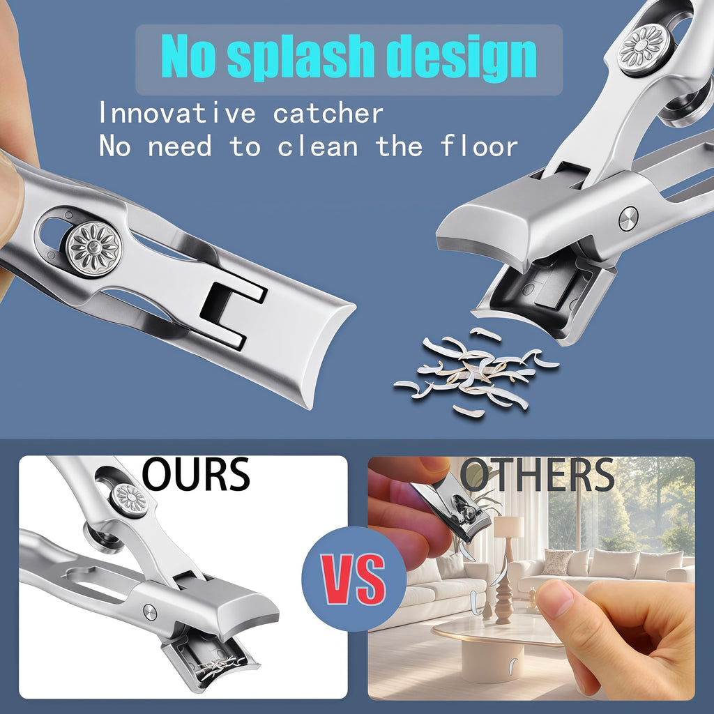 XGIZMOO Nail Clippers for Thick Nails – Large Opening, Long Handle, Heavy-Duty Stainless Steel