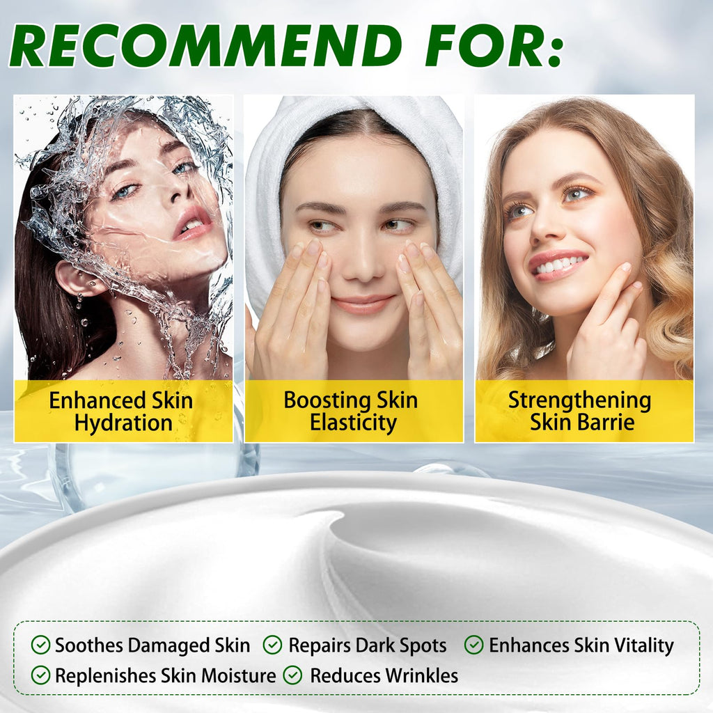 XIAMOFUZHOU Snail Mucin 92% Repair Serum Cream – Hydrating Face Moisturizer