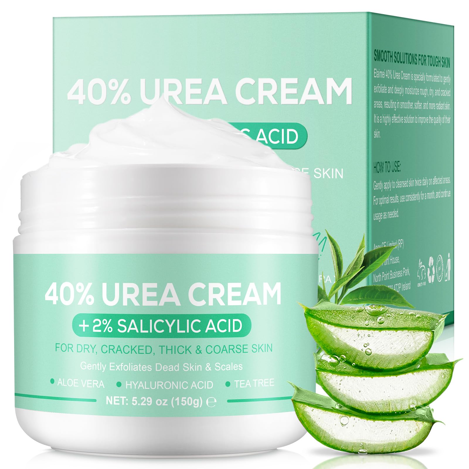 XIAMOFUZHOU Urea Cream 40% for Feet – Deep Foot Moisturizer with Hyaluronic Acid