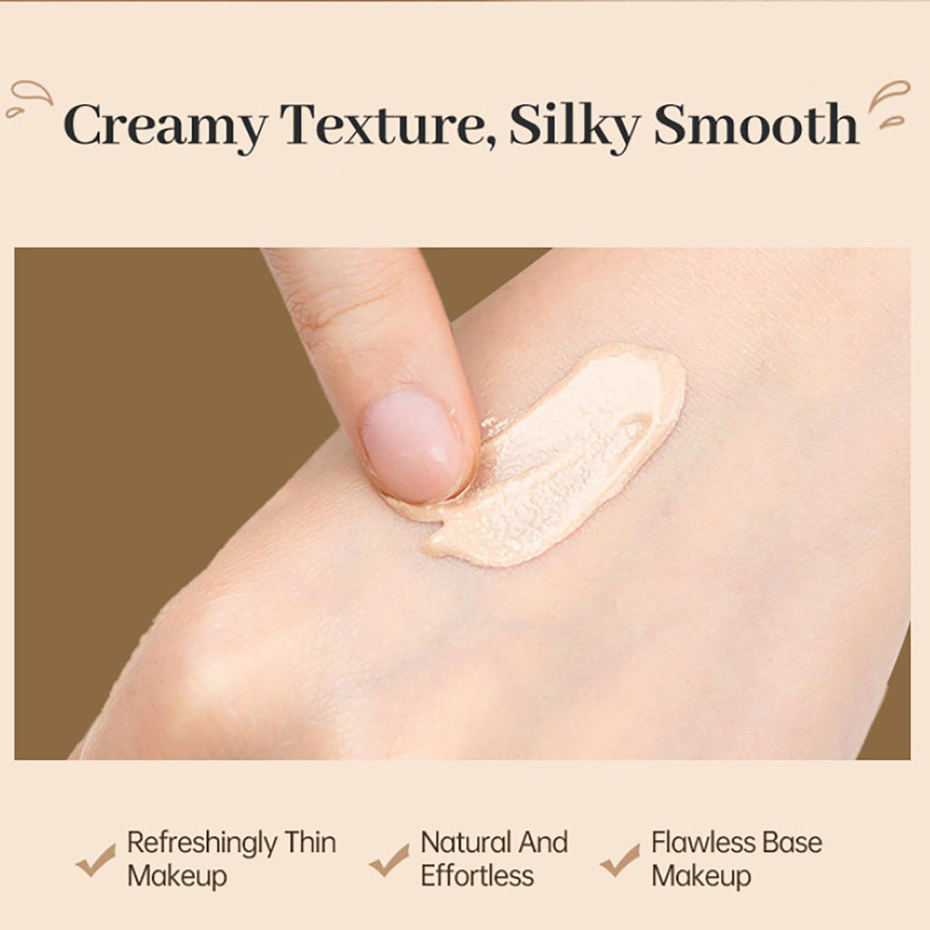 Xianjina CC Cream Foundation for Women Over 60 – Luxury Full Coverage, Soft Matte Finish, Ivory 30ml