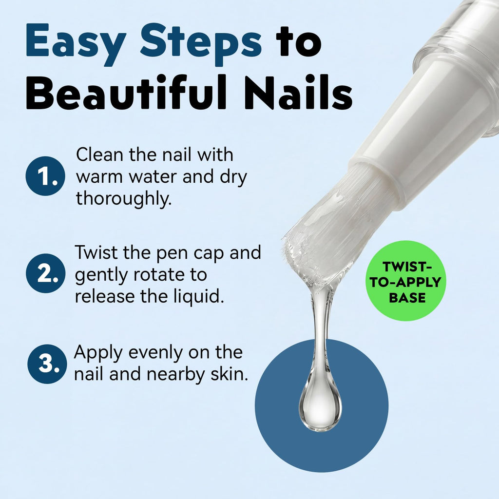 XILRVON 4PCS Nail Fungus Pen – Precise Nail Care (4x3ml)