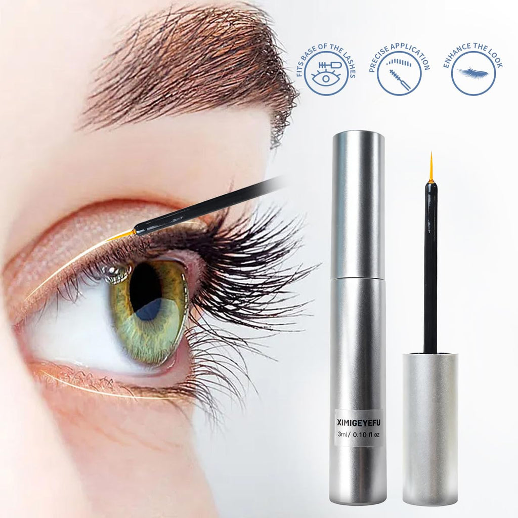XIMIGEYEFU Eyelash Growth Serum – Prostaglandin-Free, Vegan Formula, 5ml | Visible Results in 4–6 Weeks