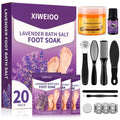 XIWEIOO Foot Soak Salt with Tea Tree Oil – Moisturize, Odor Control & Soothe Tired Feet