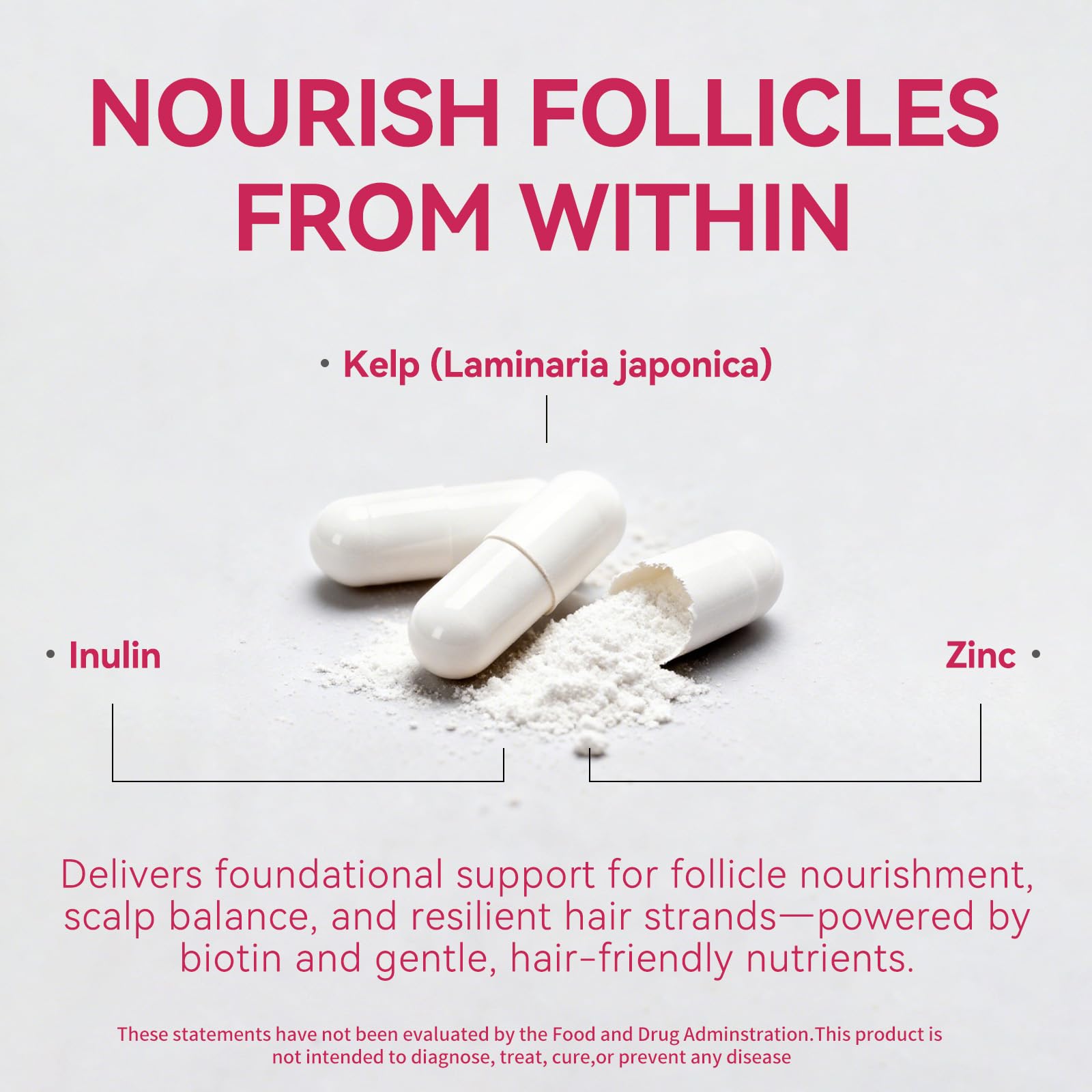 XKQ Hair Growth Supplements for Hair, Skin & Nails – Biotin & Vitamins