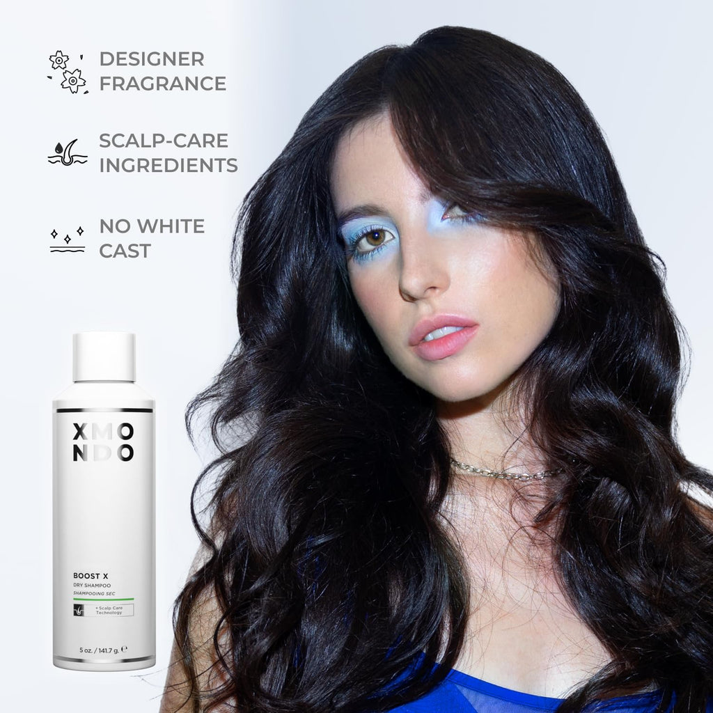 XMONDO Hair BOOST X Dry Shampoo – Saw Palmetto for Scalp Care, Talc-Free, Dermatologist Tested, 5 oz