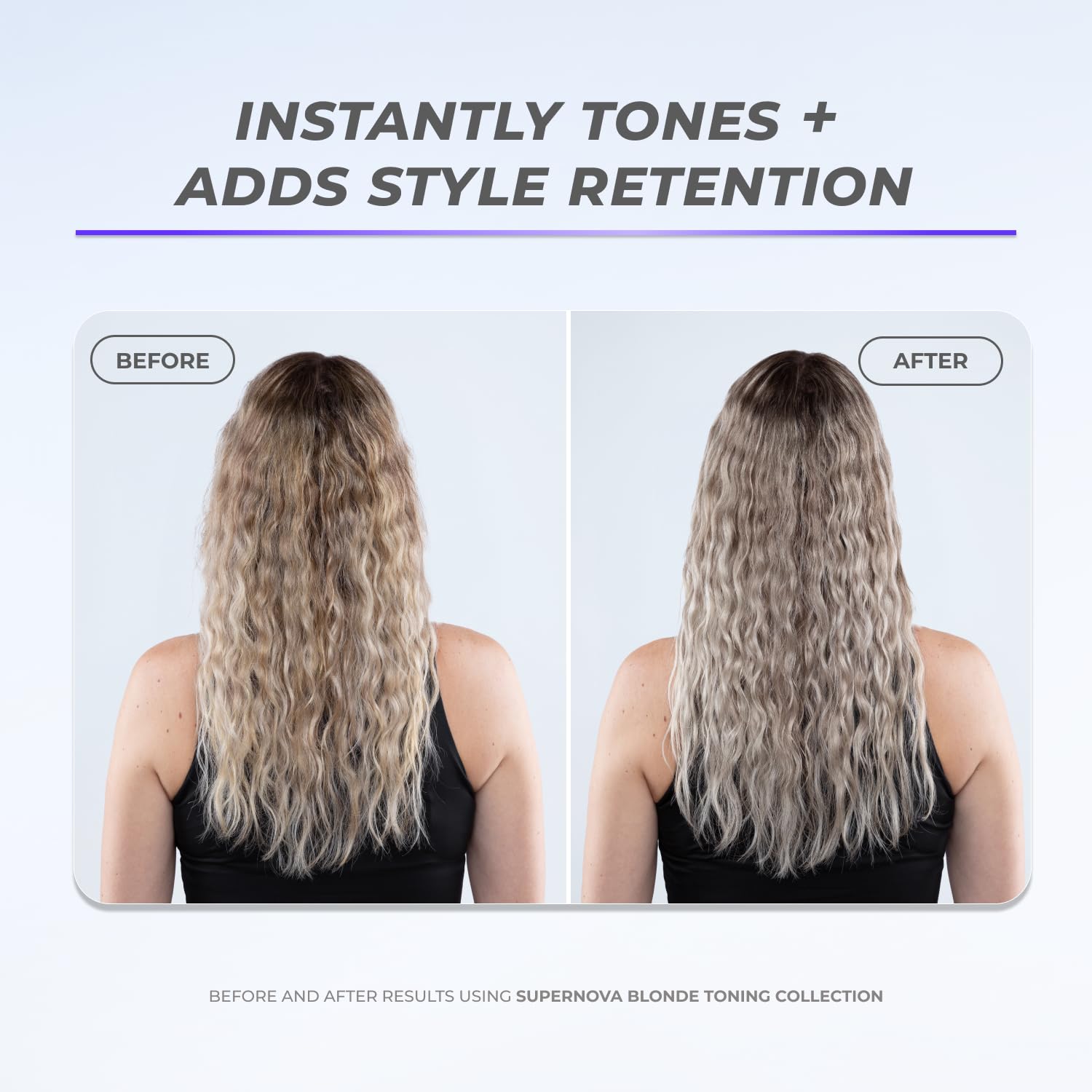 XMONDO Hair Supernova Blonde Toner Foam – Vegan, Cruelty-Free Toner for Brassy Tones