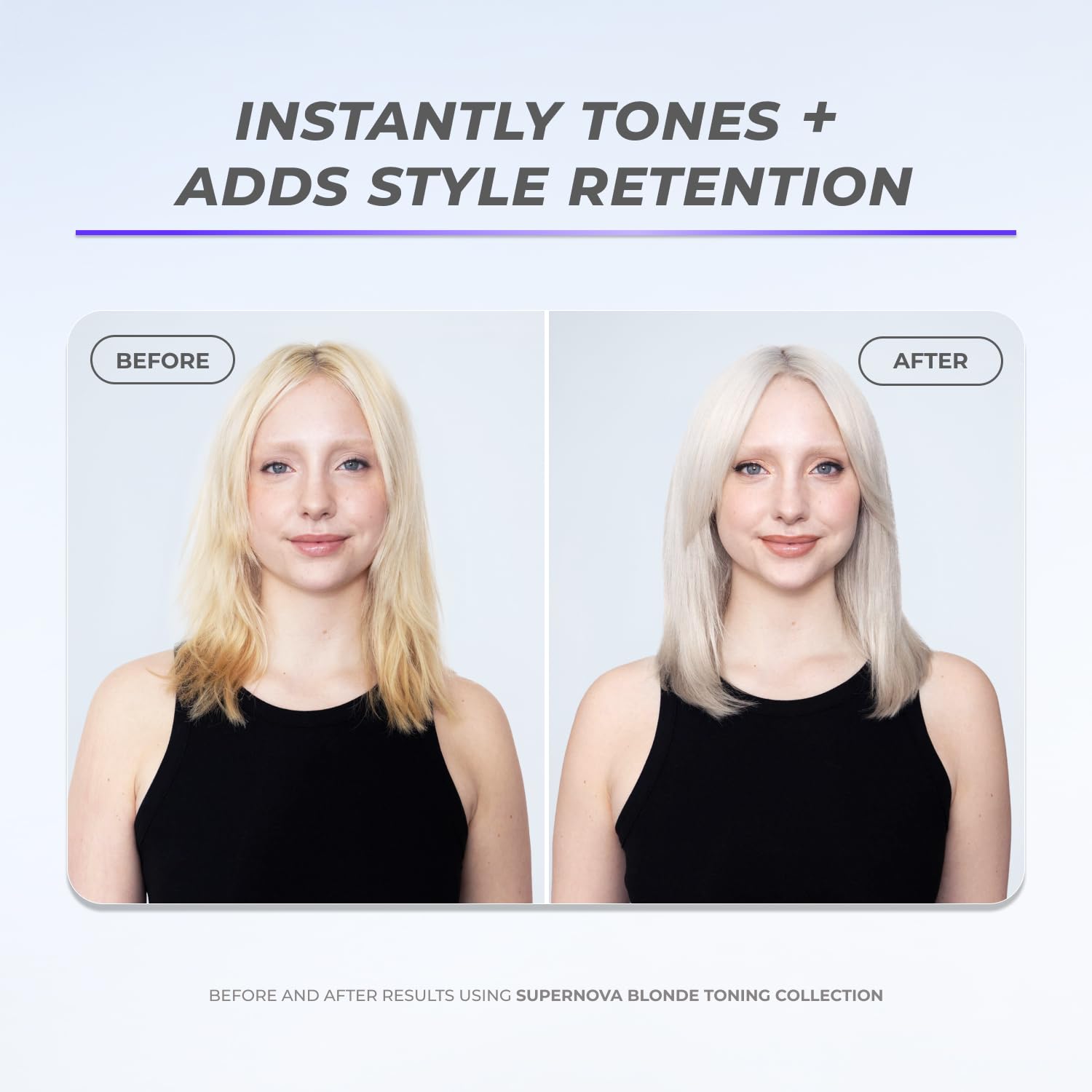XMONDO Hair Supernova Blonde Toner Foam – Vegan, Cruelty-Free Toner for Brassy Tones
